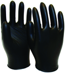 5 Mil Black Powder Free Nitrile Gloves - Size Medium (box of 100 gloves) - Exact Industrial Supply