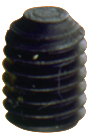 1/2-13 x 1 - Black Finish Heat Treated Alloy Steel - Socket Set Screws - Knurled - Exact Industrial Supply