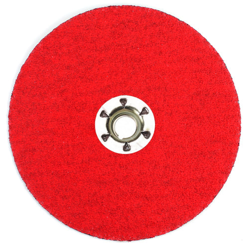 Shur-kut 7″ × 5/8″-11 Ceramic Quick Change Resin Fiber Disc, 36 Grit