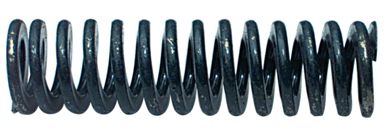 Die Spring - 3/8 x 3/16'' Wire Size, Fits Over Hole Size (1-3/4''), Fits Over Stud Size (7/8''), Solid Height (4-5/8'') - Exact Industrial Supply
