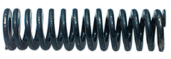 Die Spring - 3/8 x 3/16'' Wire Size, Fits Over Hole Size (1-3/4''), Fits Over Stud Size (7/8''), Solid Height (4-5/8'') - Exact Industrial Supply