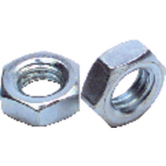 7/16″-14 - Zinc / Bright - Hex Jam Nut - Exact Industrial Supply