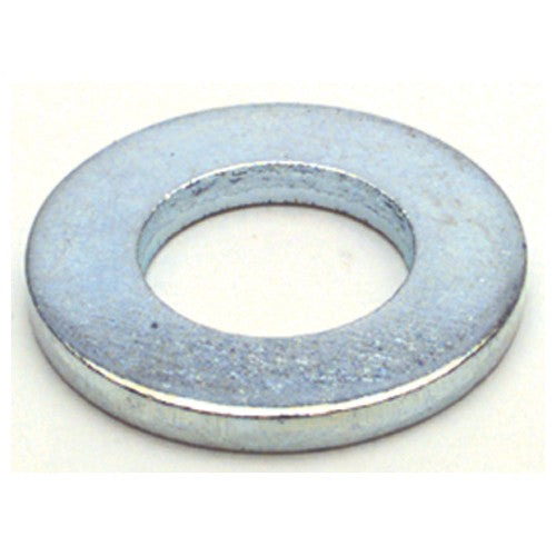 M16 Bolt Size - Zinc Plated Carbon Steel - Flat Washer - Exact Industrial Supply