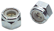 9/16-18 - Zinc / Bright - Nylon Insert Stop Nut - Exact Industrial Supply