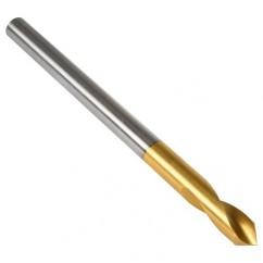 3/8 90D HS LONG SPOTTING DRILL-TIN - Exact Industrial Supply