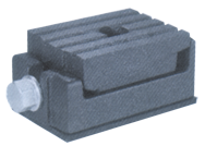 Vertical Motion Leveling Jack - #60203 - 1/4'' Rise - 2-3/4 x 3-1/2 x 6'' Size - Exact Industrial Supply