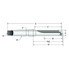 22010S-3IS-45 T-A® Spade Blade Holder - Flute- Series 1 - Exact Industrial Supply
