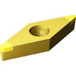VBGW 332T0320-F Grade 7525 - Turning Insert - Exact Industrial Supply