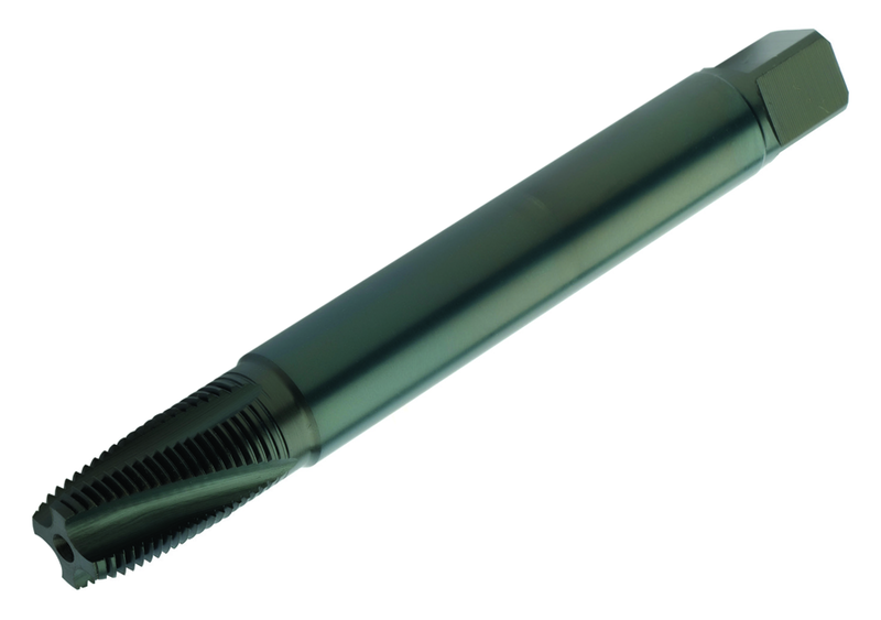 E7381/8 CoroTap 300 Cutting Tap with Spiral Flute NPTF 60° 1/8x27 Steam Oxide - Exact Industrial Supply