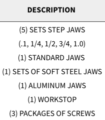 Snap Jaws - Basic 6" Set - Part #  6PKG-001 - Exact Industrial Supply