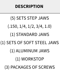 Snap Jaws - Basic 8" Set - Part #  8PKG-001 - Exact Industrial Supply