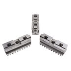 Hard Master Jaws for Scroll Chuck 12" 3-Jaw 3 Pc Set - Exact Industrial Supply