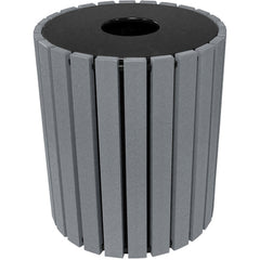 Trash Receptical Poly Round 49 Gal-Char - Exact Industrial Supply