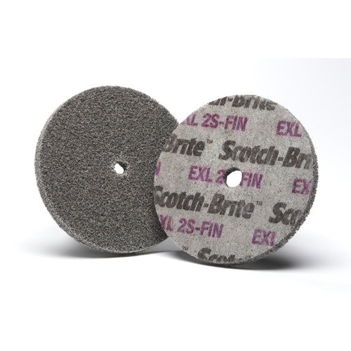 Scotch-Brite EXL Unitized Wheel XL-UW 2S Fine 2-1/2″ × 3/4″ × 1/4″ SPR 21232D