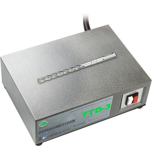 15.8″ × 12.1″ × 3.4″ 110V/60Hz Table Top Demagnetizer - Exact Industrial Supply