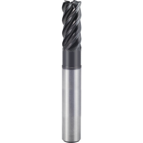 3/16″ × 3/16″ × 7/32″ × 3″ 5 Flute Square End Carbide End Mill-Plain Shank - Y-Coating - Exact Industrial Supply