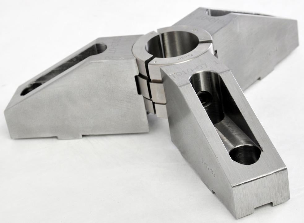 Top Jaws for Collet Pads - Part # CPJ-KT1208WS6-Y - Exact Industrial Supply