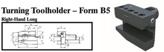 VDI Turning Toolholder - Form B5 (Right-Hand Long) - Part #: CNC86 25.2016 - Exact Industrial Supply