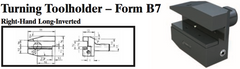 VDI Turning Toolholder - Form B7 (Right-Hand Long-Inverted) - Part #: CNC86 27.2516.1 - Exact Industrial Supply