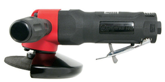 #UT8775 - 4" Right Angle - Air Powered Grinder - Side Exhaust - Exact Industrial Supply