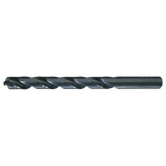 3/8 RHS / RHC HSS 118 Degree Radial Point General Purpose Jobber Length Drill - Steam Oxide - Exact Industrial Supply