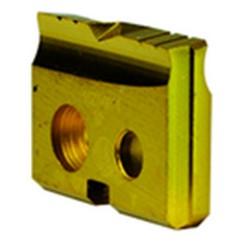 10mm Dia - Series Y - 3/32'' Thickness - Super Cobalt TiN Coated - T-A Drill Insert - Exact Industrial Supply