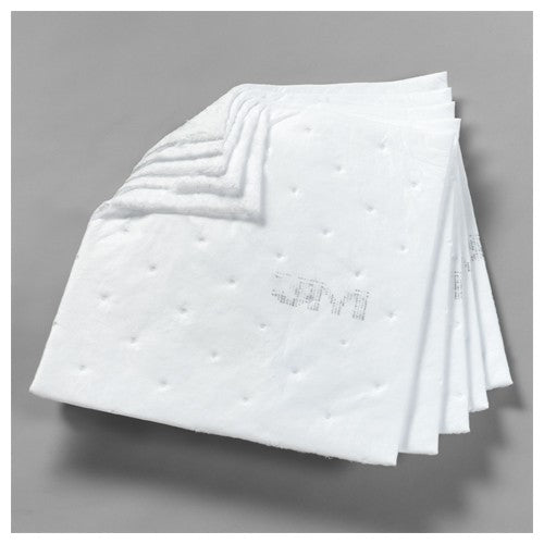 3M Oil Sorbent Sheets HP-255 430 mm × 480 mm - Exact Industrial Supply