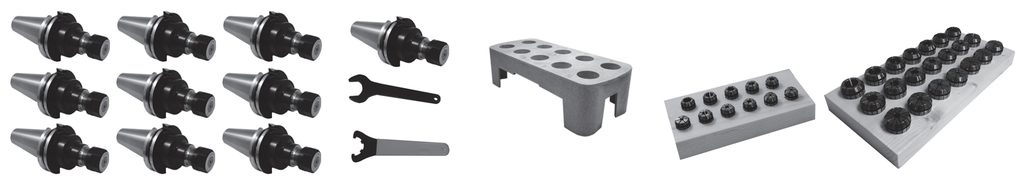 Toolholders - CAT 40 Tooling Package - Part # C40-PKG-MORI - Exact Industrial Supply
