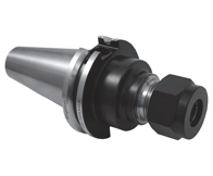 Toolholders  - CAT 50 DA Series Collet Chucks - Part # C50-10DA600-K - Exact Industrial Supply