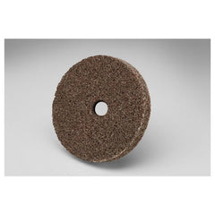 Scotch-Brite EXL Unitized Wheel XL-UW 8A Medium 2-1/2″ × 3/8″ × 1/4″ - Exact Industrial Supply