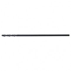 3/8 RHS / RHC HSS 135 Degree Split Point 12″ Aircraft Extension Drill - Steam Oxide - Exact Industrial Supply