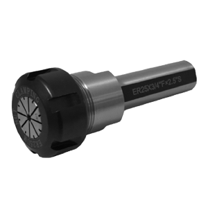 ER-40 Collet Tool Holder / Extension - Part #  S-E40R10-25S-R - Exact Industrial Supply