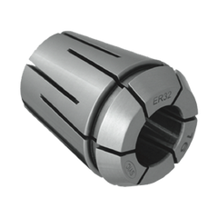 19/32"  (0.593)  ER-25 Coolant Collet - Steel Sealed Precision - Part #  25-0593-19/32CT - Exact Industrial Supply