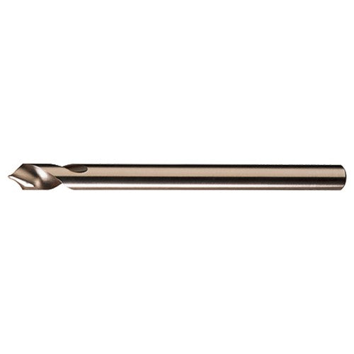 3/4″ × 8″ OAL 120 Degree HSSCoPM Radial NC Spotting Drills Gold-Black Oxide - Exact Industrial Supply