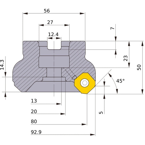 WSX445-080A04AL MILL