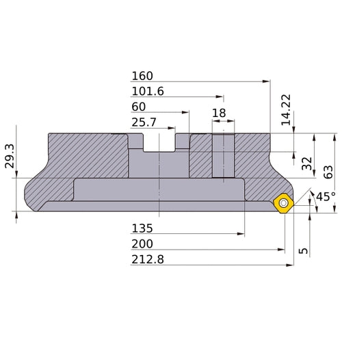 WSX445-200C20NR MILL
