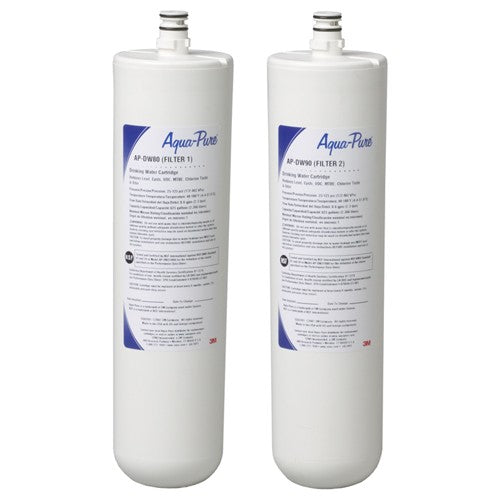 3M Aqua-Pure Under Sink Dedicated Faucet Water Filter Cartridge AP-DW80/90 5585102 0.5 um - Exact Industrial Supply