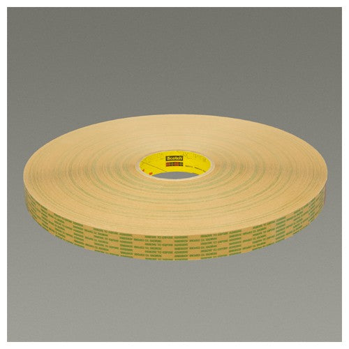 3M Adhesive Transfer Tape Extended Liner 465XL Translucent 1/2″ × 60 yd 2 mil - Exact Industrial Supply