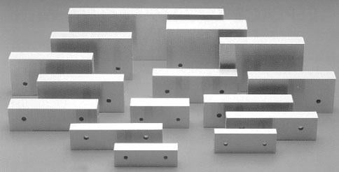 Machinable Aluminum Vice Jaws - Snap Jaws - Part # 8MAJ-250 - Exact Industrial Supply