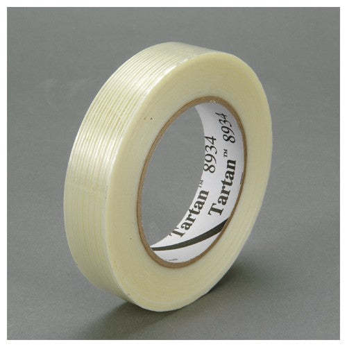 Tartan Filament Tape 8934 Clear 36 mm × 55 m 4 mil - Exact Industrial Supply