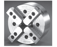 Strong Power Chucks - NIT-200 Series Chucks - 4 Jaw - Part # K-F210A08-NIT-B - Exact Industrial Supply