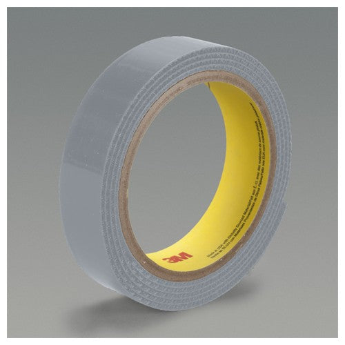 3M Flame Resistant Loop Fastener SJ3418FR Silver 1″ × 50 yd - Exact Industrial Supply