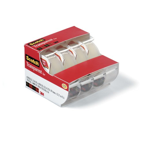 Scotch Transparent Tape 4184 3/4″ × 850″ (19 mm × 21 5 m) - Exact Industrial Supply