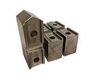 Pointed Chuck Jaws - Square Serrated Key Type - Chuck Size 8" inches - Part # SP-8200AP - Exact Industrial Supply