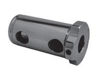 Type LB Tool Holder Bushings - Part # TBLB-15-0875-B - (OD: 1-1/2") (ID: 7/8") (Head Thickness: 3/8") (Center Hole Distance: 1-1/4" & Shoulder to Center of First Hole: 1/2" ) (Length Under Head: 3-1/8") - Exact Industrial Supply