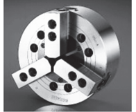 Strong Power Chucks - VA-200 Series 3 Jaw Closed Center Chucks - Part # K-210A06-V-B - Exact Industrial Supply