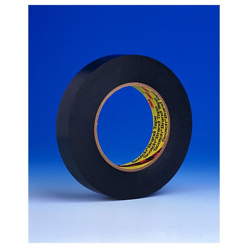 3M Vinyl Tape 472 Black 1/2″ × 36 yd 10.4 mil - Exact Industrial Supply
