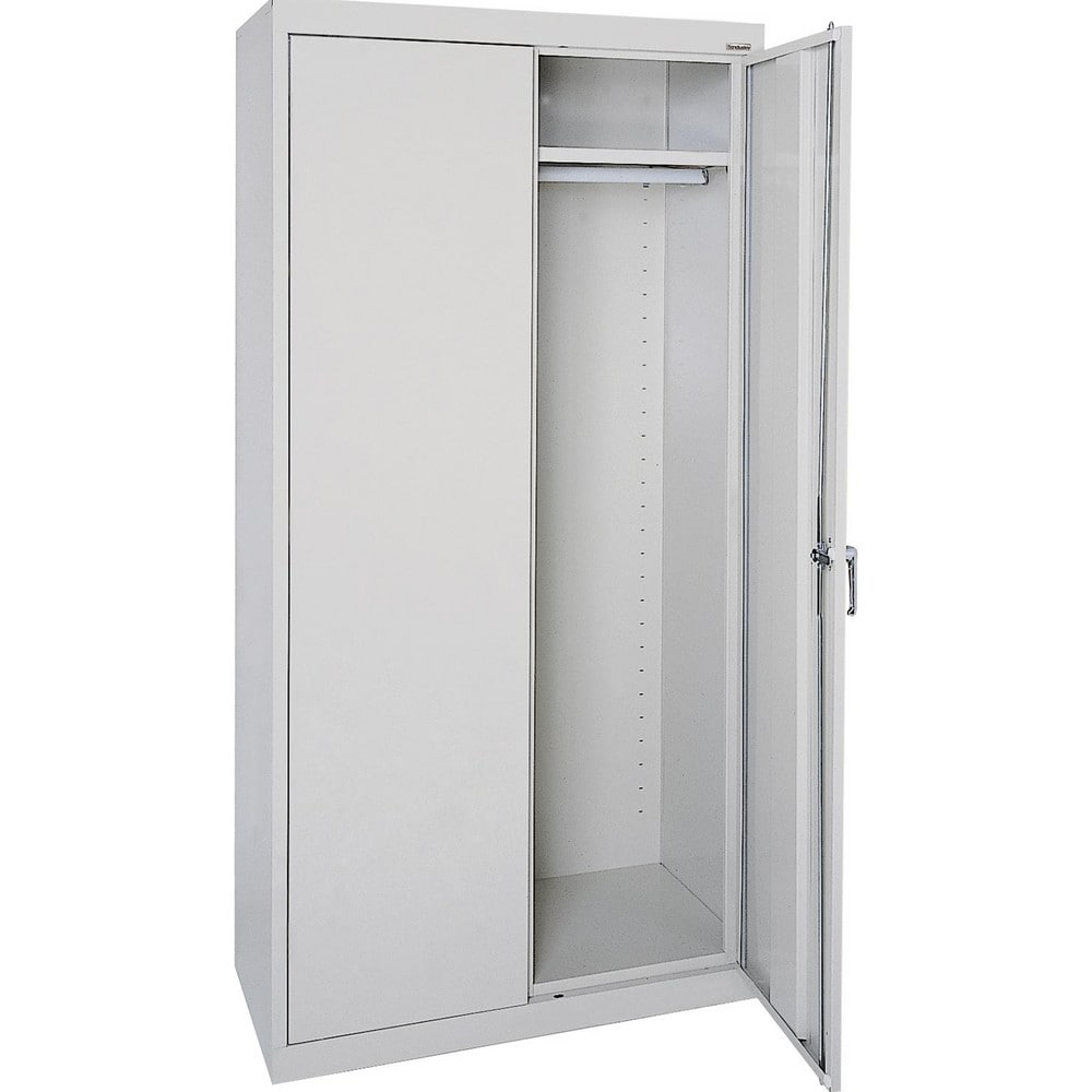 Steel Lockable Wardrobe Cabinet Cabinet: 36" Wide, 24" Deep, 72" High