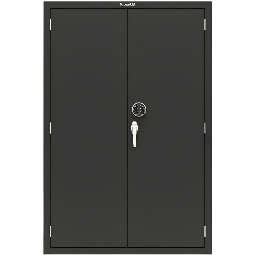 Steel Heavy-Duty Storage Cabinet: 48" Wide, 24" Deep, 72" High