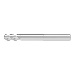Corner Radius End Mill: 12.00 mm Dia, 31.00 mm LOC, 0.30 mm Radius, 3 Flute, Solid Carbide